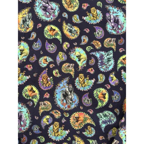 Robert Graham Animal House Shirt Mens Size M Multicolor Paisley Long Sleeve - Picture 5 of 8